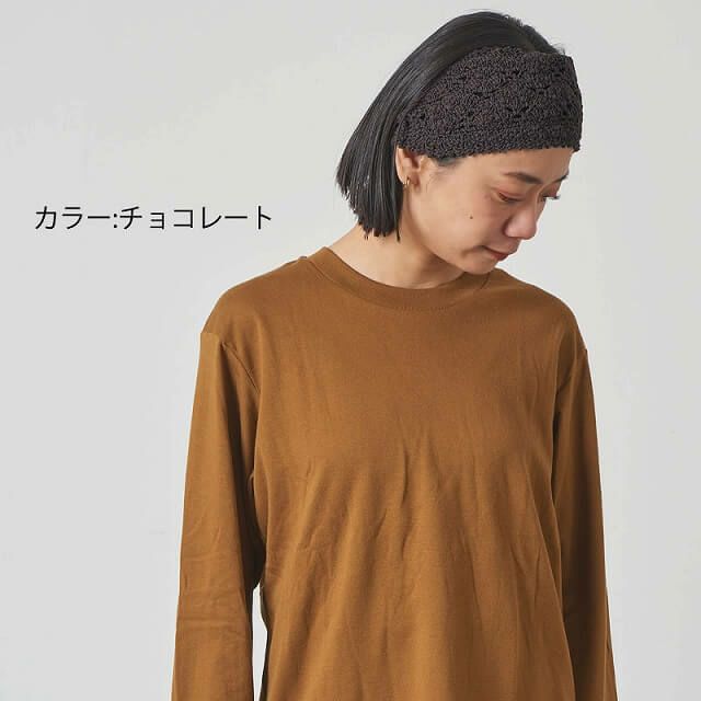 ニット ハンドメイド ターバン ヘアバンド