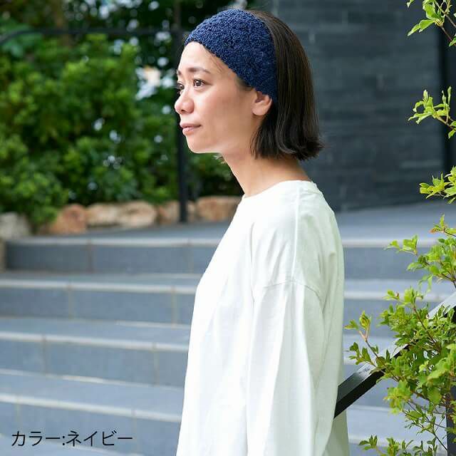 ニット ハンドメイド ターバン ヘアバンド