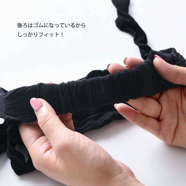 レーヨン スカーフ ターバン ヘアバンド | ユニセックス オールシーズン ハンドメイド ゴム