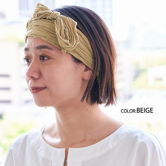 レーヨン スカーフ ターバン ヘアバンド 【公式】ゆるい帽子、ヘアバンド、小物Casual Box