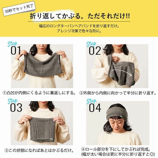 かぶり方