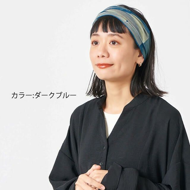 フリーサイズ、アレンジ マーブル レーヨン ターバン ヘアバンド。