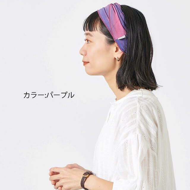 フリーサイズ、アレンジ マーブル レーヨン ターバン ヘアバンド。