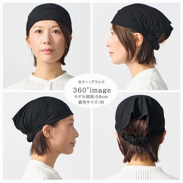 ビスコース【バンダナ】ターバンヘアバンド