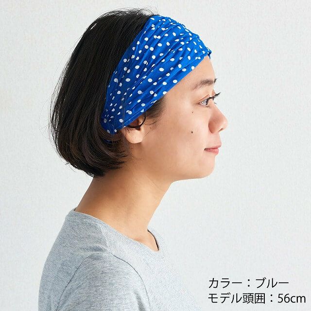 キャンディードットバンダナターバン レーヨン ヘアバンド レディース ヘアターバン 三角巾 料理 飲食 ヨガ 洗顔 室内 公式 ゆるい帽子 ヘアバンド 小物casual Box