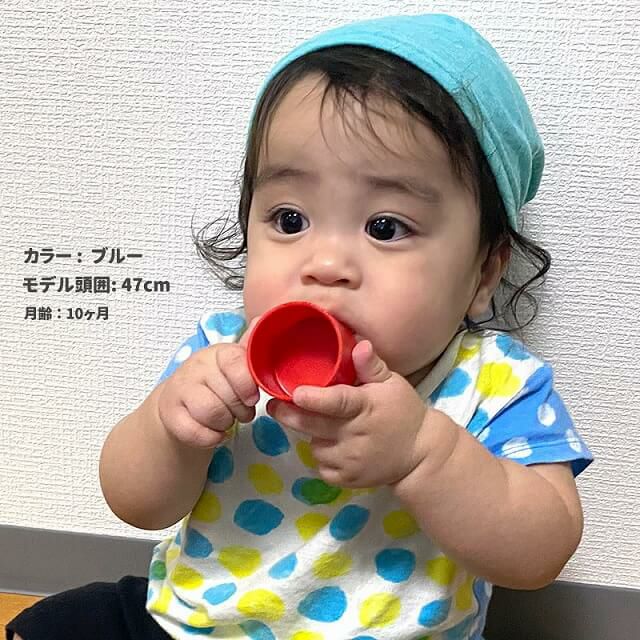 出産祝いにも喜ばれる帽子です。