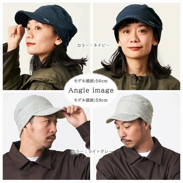 シンプル ステッチ ワークキャップ