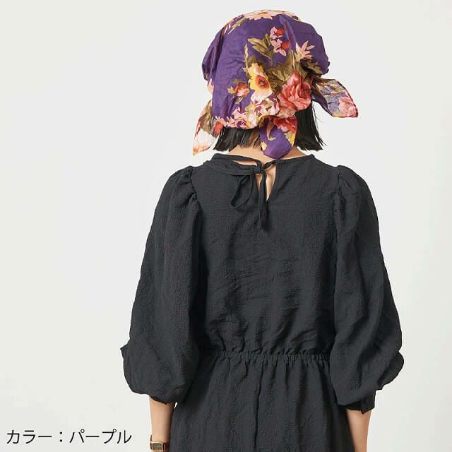 nicora コットン ターバン キャップ【43】