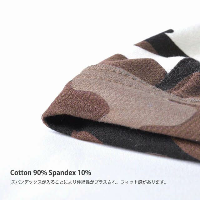 ベーシック バンダナ キャップ 【CAMO】| メンズ レディース 春夏 綿 コットン 北欧 迷彩 医療用帽子 就寝用 三角巾