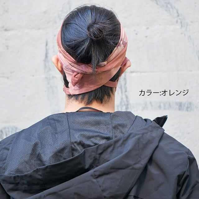 マーブル マスク スカーフ ターバン ヘアバンド