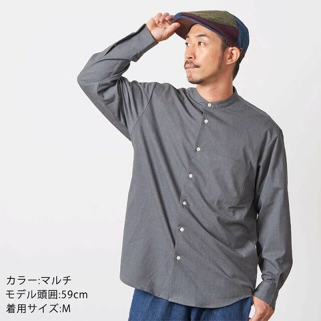 オールド パッチワーク デザイン ハンチング