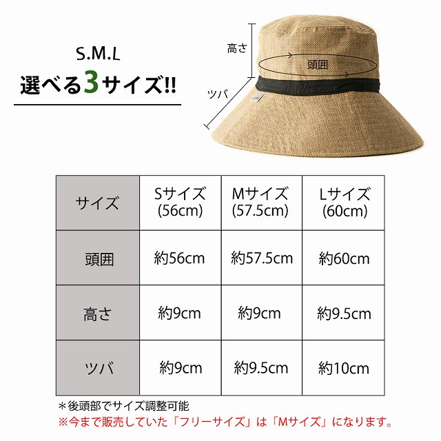 コカゲル UVカット ポリジュート ハット