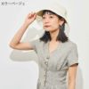ネックカバー付き UVカット バケットハット
