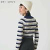 CHARM アンゴラ ストレッチ リブ ビーニー ワッチ