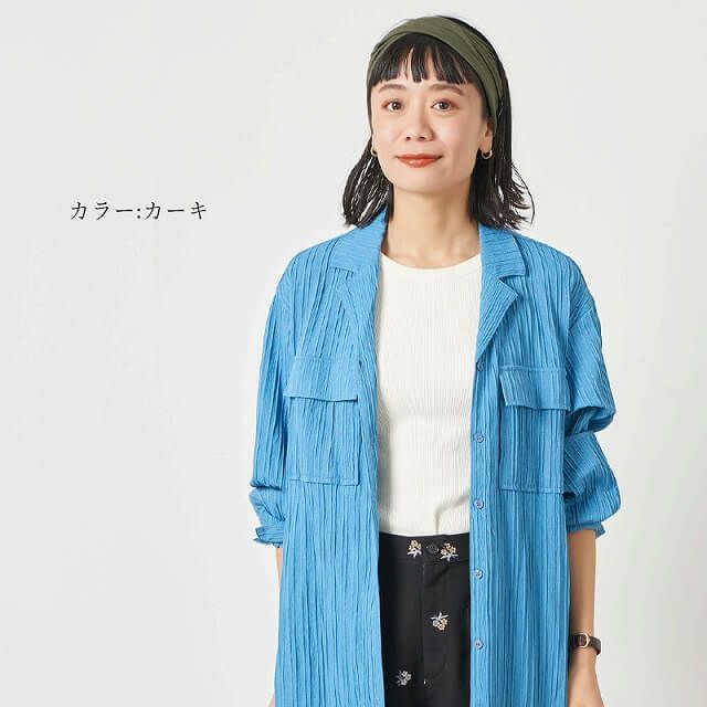 CHARM ビスコース ダブル ターバン ヘアバンド