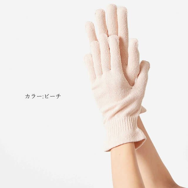 日本製 寒さと乾燥からまもる シルク おやすみ手袋