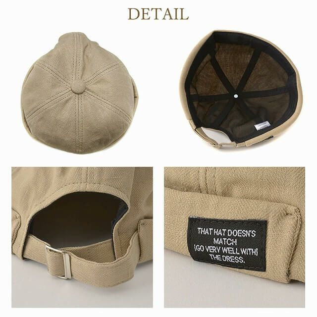 ドリー コットン リネン フィッシャーマンキャップ