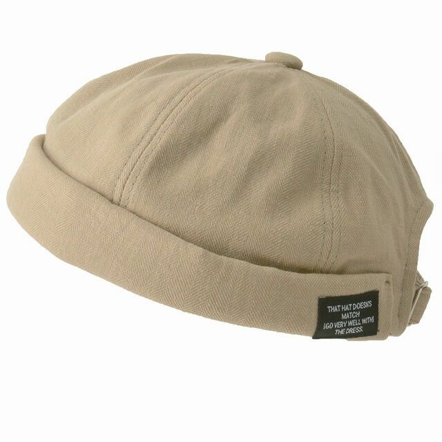 ドリー コットン リネン フィッシャーマンキャップ