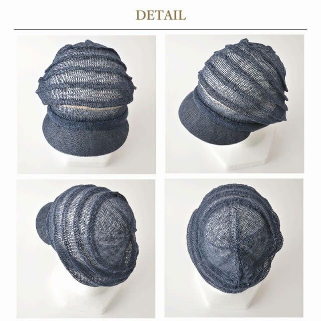 FULYM 日本製 リネン バルーン型 キャスケット