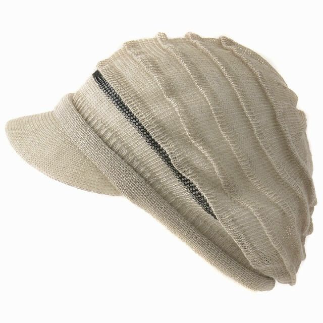 FULYM 日本製 リネン バルーン型 キャスケット