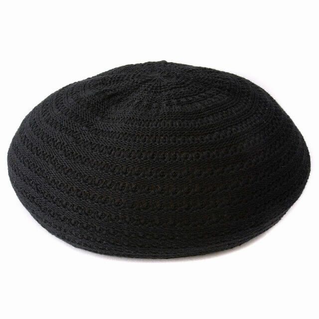 Drad 透かし編み ベレー帽
