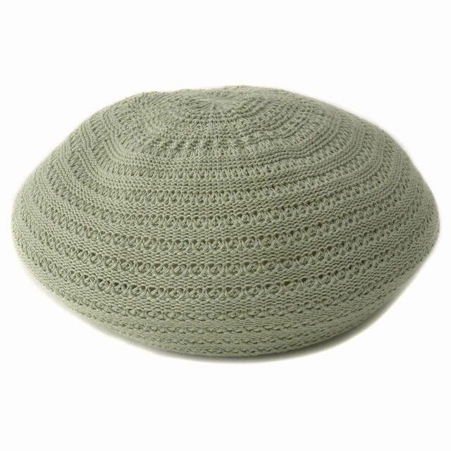 Drad 透かし編み ベレー帽