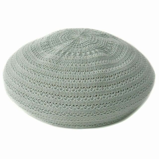 Drad 透かし編み ベレー帽