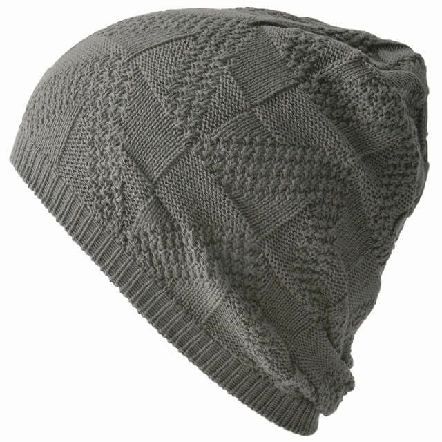 SONJ コットン 柄編み ニット ビーニー ワッチ