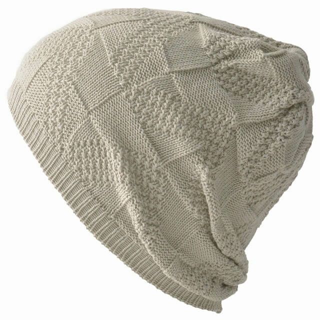 SONJ コットン 柄編み ニット ビーニー ワッチ