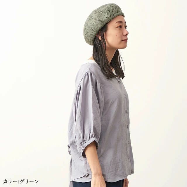 SAZA ワントーン サーモ ベレー帽