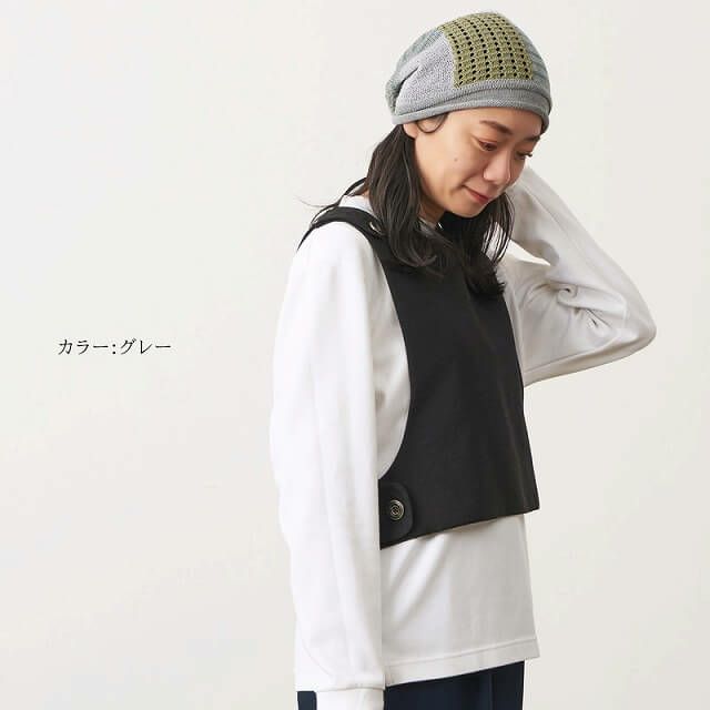 FREDI パッチワーク ニット ルーズワッチ