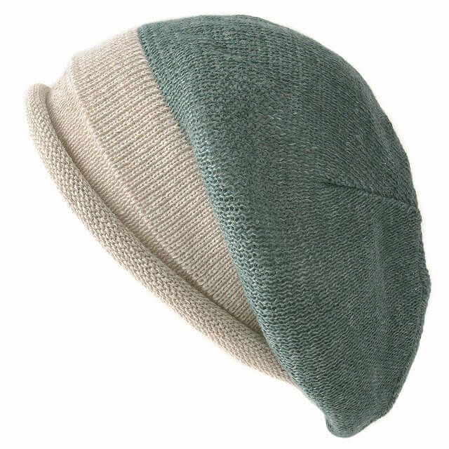 日本製 KURU リネン ボリューム ニットワッチ