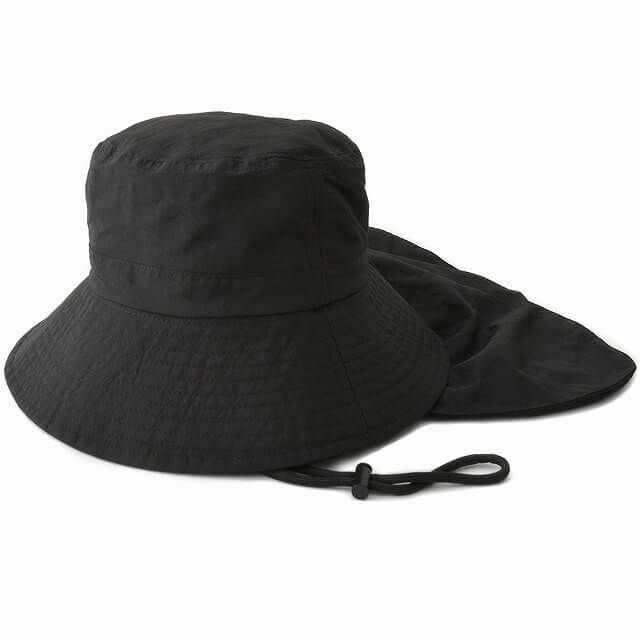 Sont 撥水 冷感 ネックカバー付き バケットハット