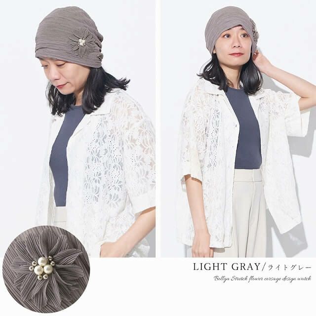 CHARM Bollga ストレッチ フラワー コサージュ デザインワッチ