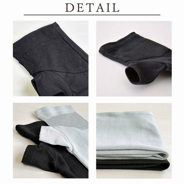 滑り止め付き コットン UVカット アームカバー（親指ありタイプ）