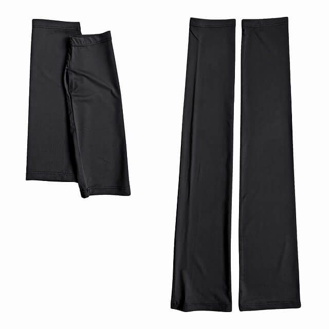 接触冷感 ナイロン UVカット アームカバー セット(ショート・ロング)