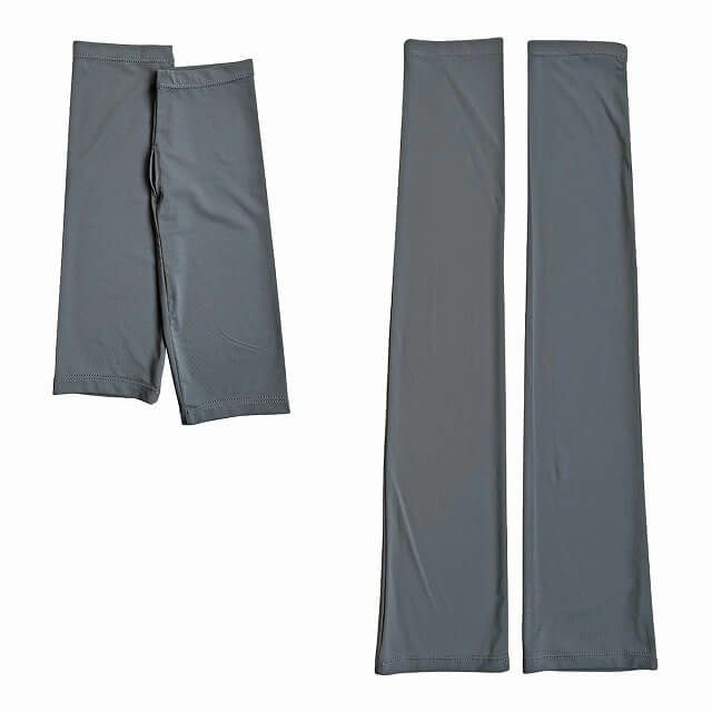 接触冷感 ナイロン UVカット アームカバー セット(ショート・ロング)