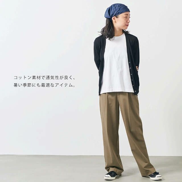 日本製 CHARM デニム 8oz コットン バンダナ ヘアバンド