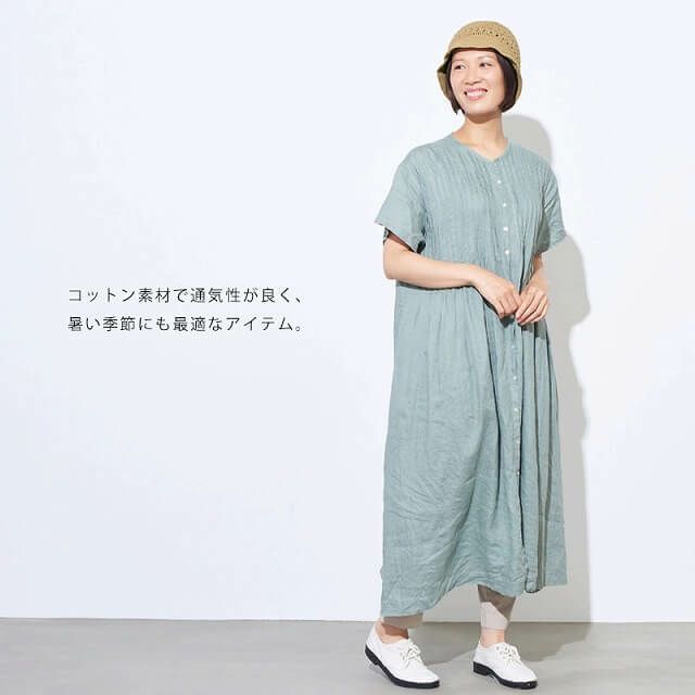 CHARM レース デザイン 手編み コットン バケットハット