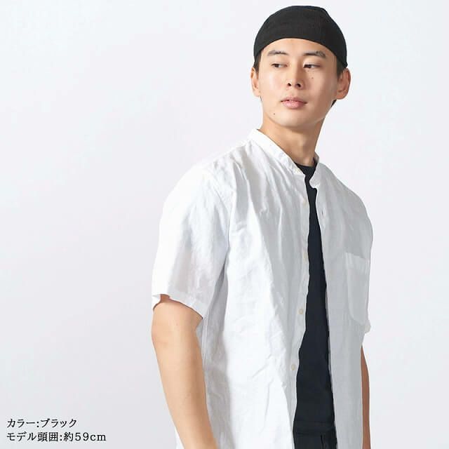 CHARM コットン バンダナキャップ (25-A) 無地