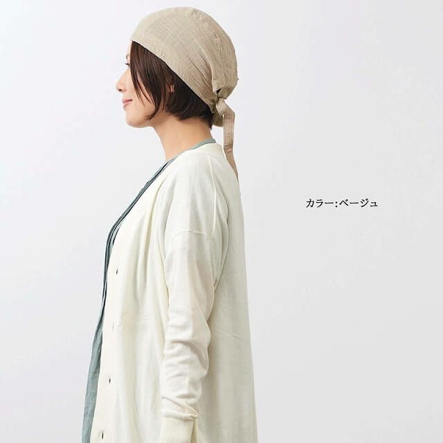 CHARM コットン バンダナキャップ (25-A) 無地