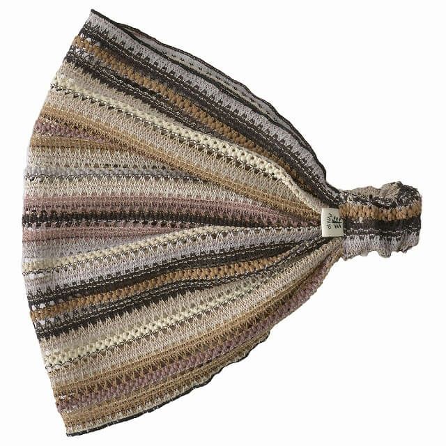 MESH カラー バンダナ ヘアバンド