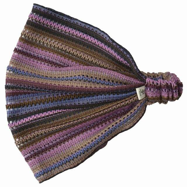 MESH カラー バンダナ ヘアバンド