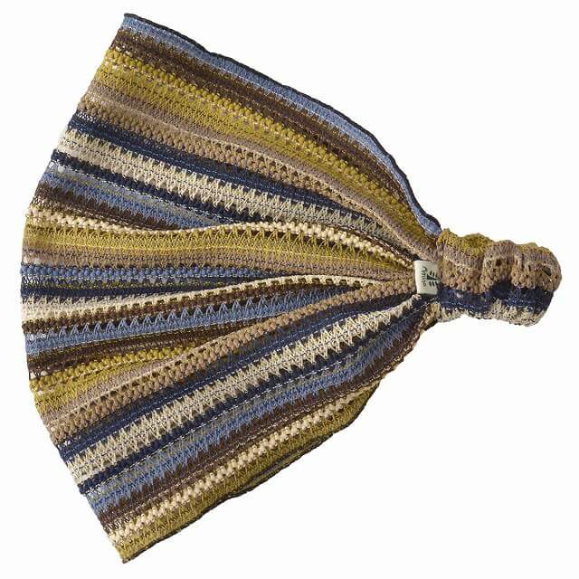 MESH カラー バンダナ ヘアバンド