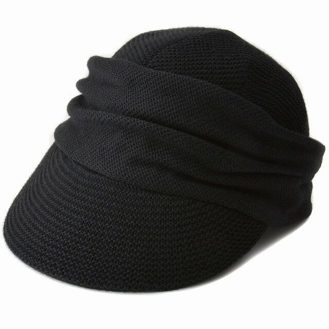 WHOLE タック UVカット ニットキャスケット