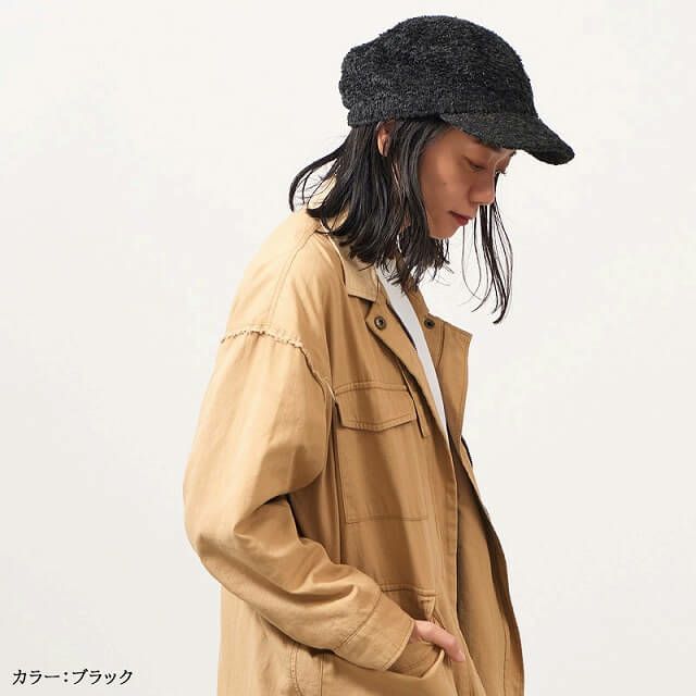 kinola ツイード キャスケット