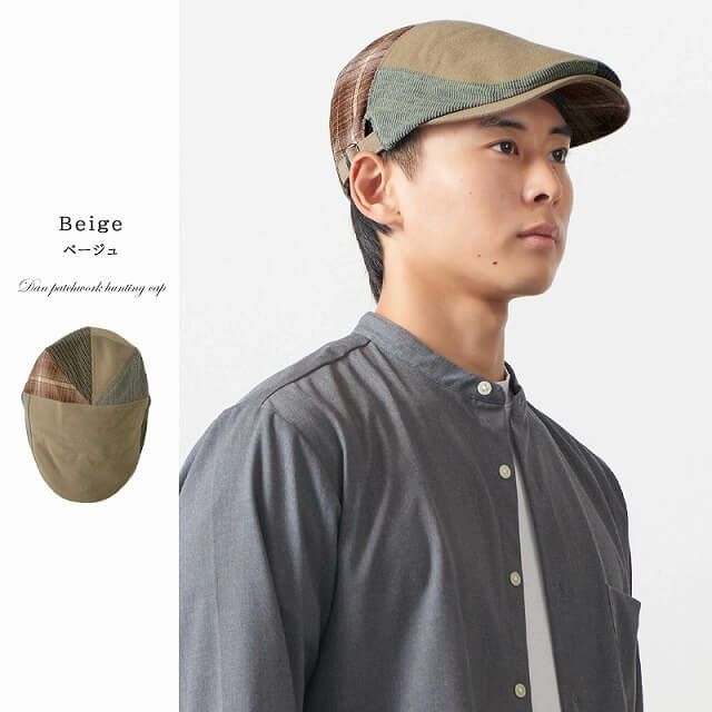 Dan パッチワーク ハンチング