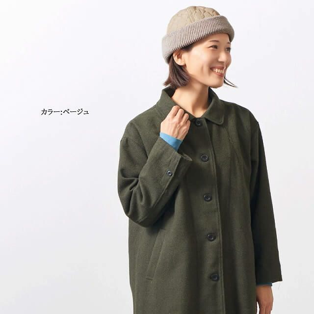 WAVE キルト＆ニット フィッシャーマンキャップ