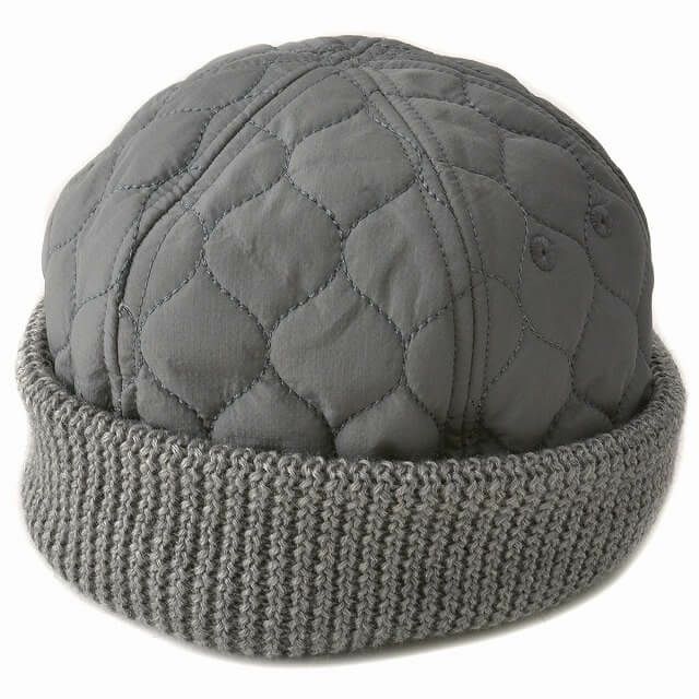 WAVE キルト＆ニット フィッシャーマンキャップ