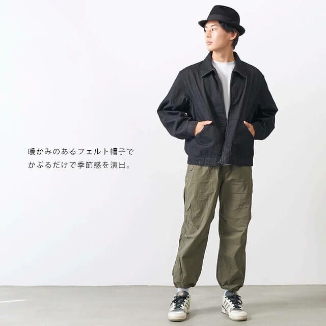 ROMI 軽量 フェルト ハット